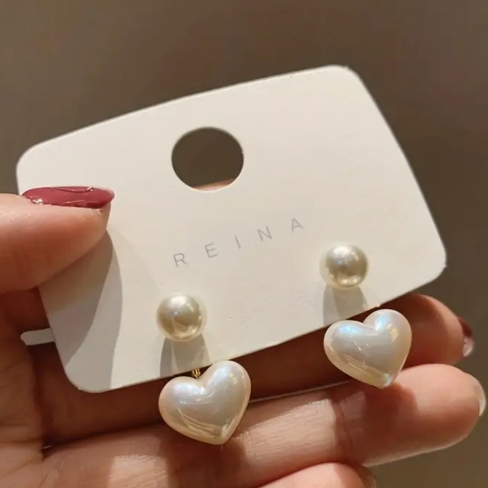 FUND RAISER FOR SANCTUARY ** BRAND NEW ** BEAUTIFUL HEART SHAPED DESIGN EARRINGS
